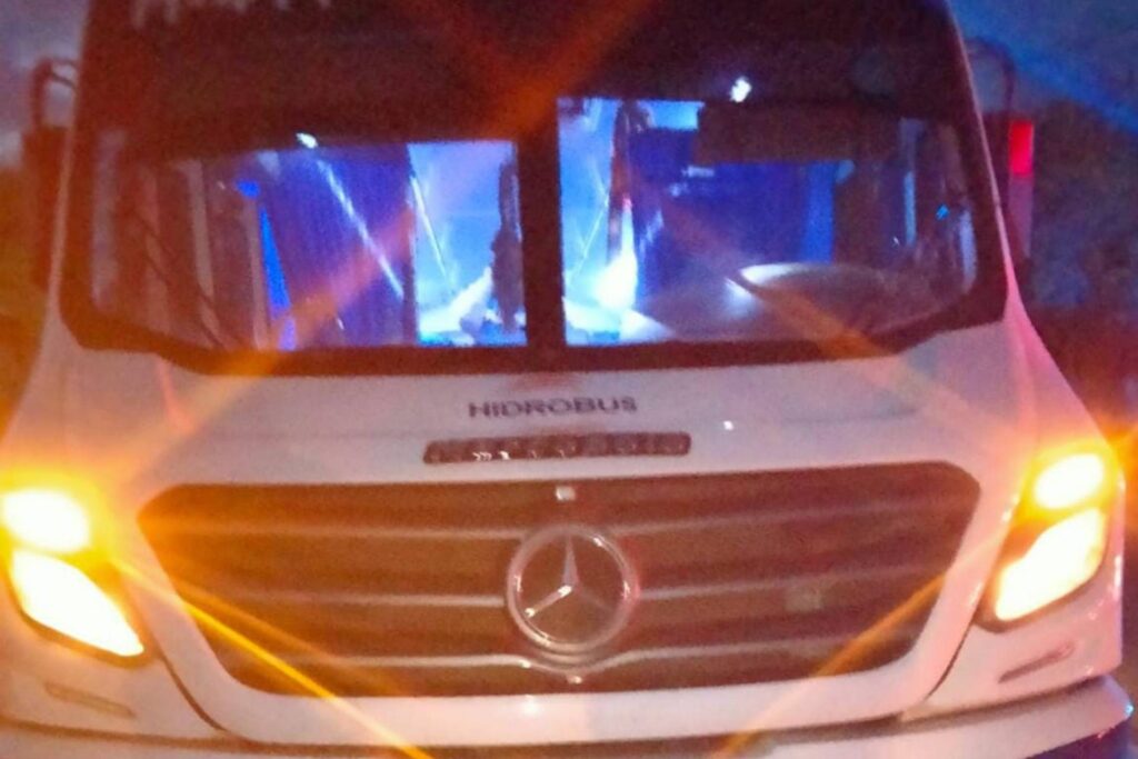 agonía atropellado transporte de personal