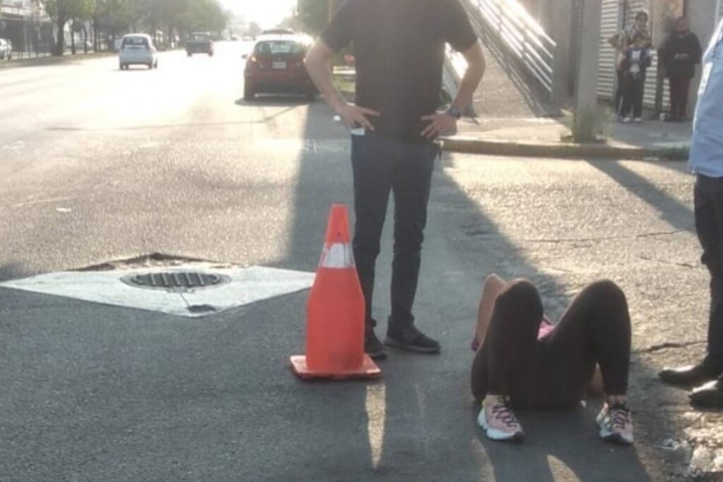 FUERTE CAÍDA BICICLETA