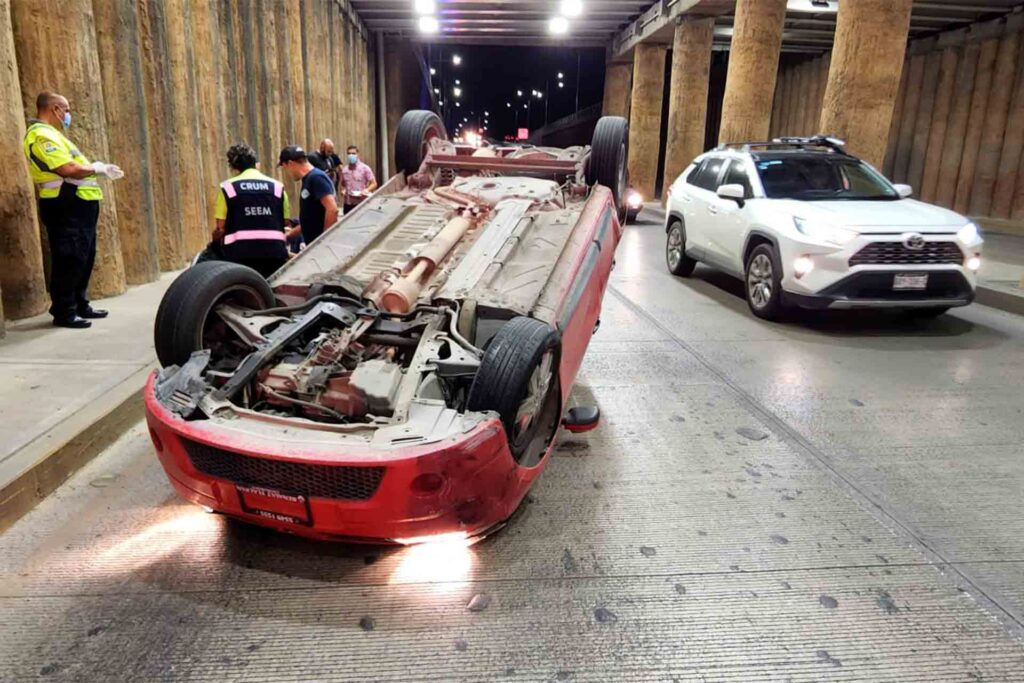 Aguascalientes Volcadura Ebrio Campestre