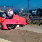 Aguascalientes Accidente Volcadura Curva UAA Segundo Anillo