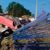 Aguascalientes Accidente Volcadura Curva UAA Segundo Anillo