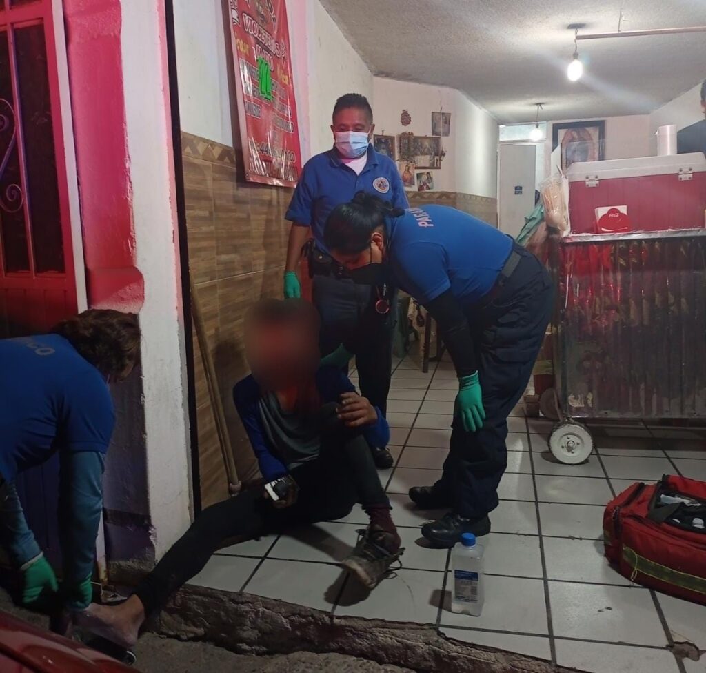 JOVEN SUFRE DESCARGA ELECTRICA