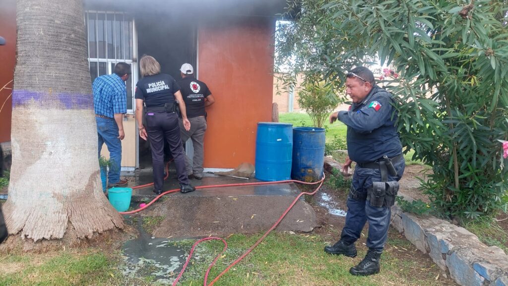 SE INCENDIA UN KINDER EN COSÍO