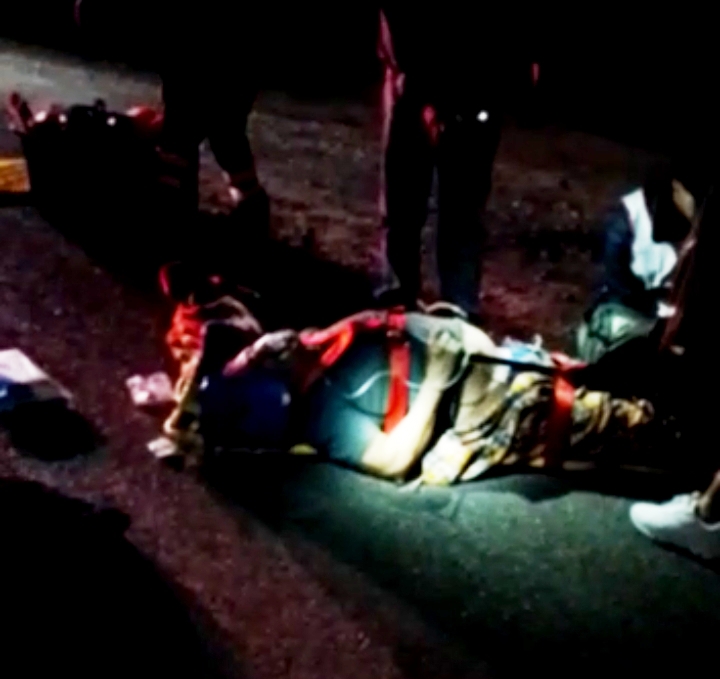 AL BORDE DE LA MUERTE TRAILERO QUE SUFRIO UN ACCIDENTE