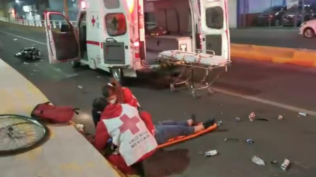 FUERTE ACCIDENTE DEJA SALDO DE DOS LESIONADOS, UNO DE ELLOS DE GRAVEDAD.