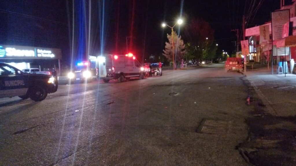 DOS LESIONADOS FUE EL SALDO DE UN ACCIDENTE DE MOTO CONTRA UNA CAMIONETA