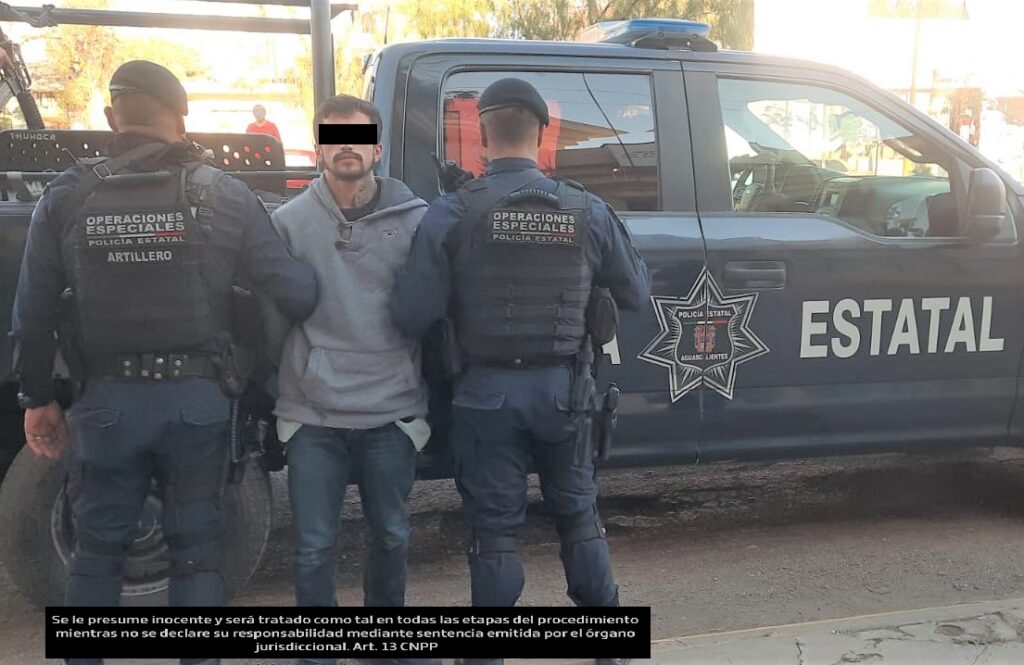 ERA BUSCADO POR EL FBI Y FUE DETENIDO EN AGUASCALIENTES POR LA POLICÍA ESTATAL