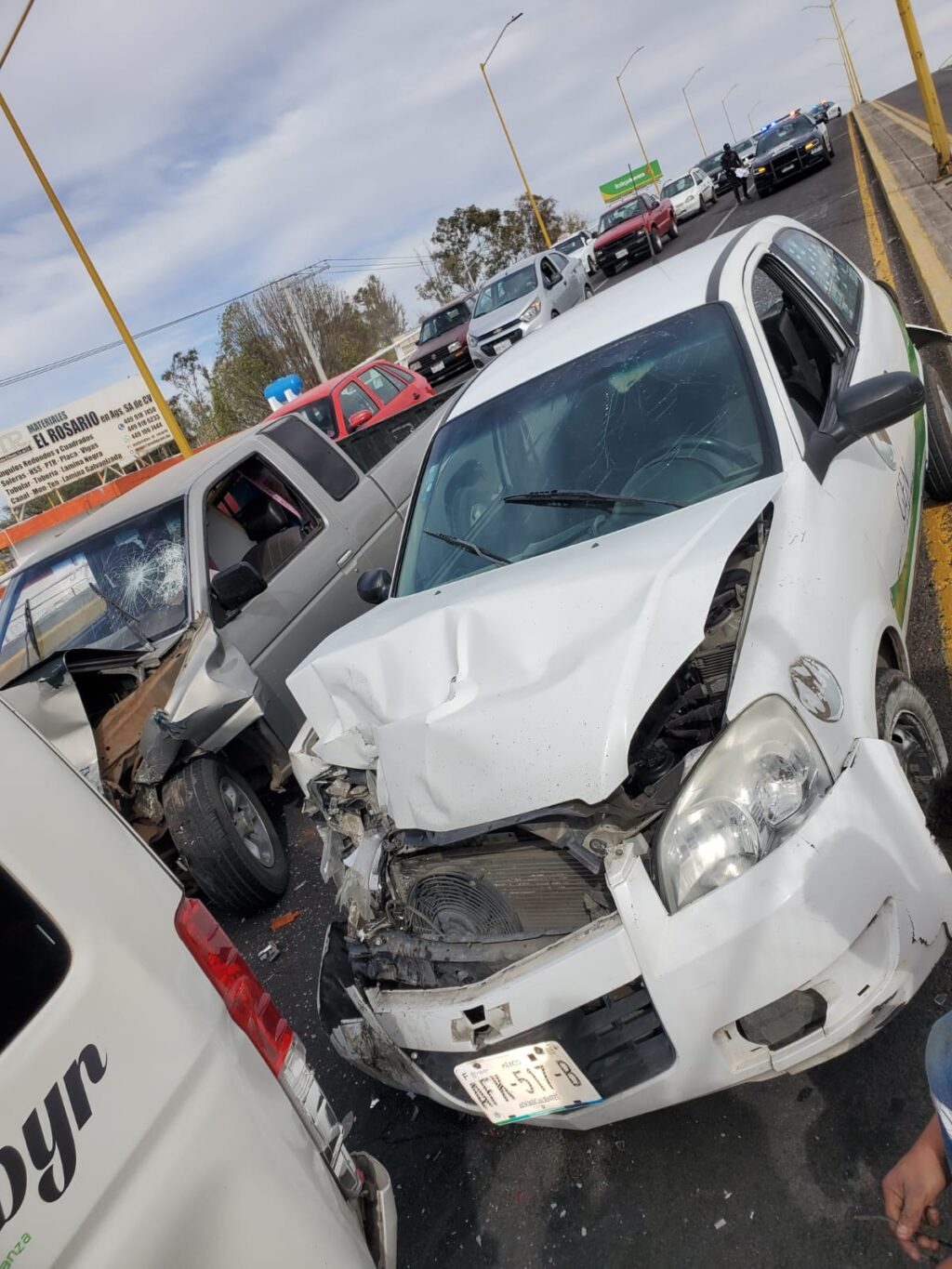 CARAMBOLA DEJA DAÑOS CUANTIOSOS