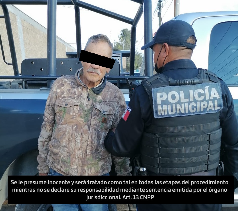 SUJETO FUE DETENIDO CON UN ARMA DE FUEGO