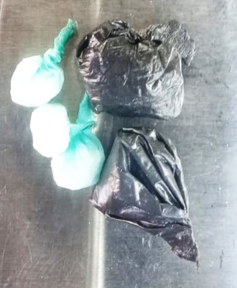 DETIENEN A DOS EN LA RIBERA, CON DROGRA CRYSTAL