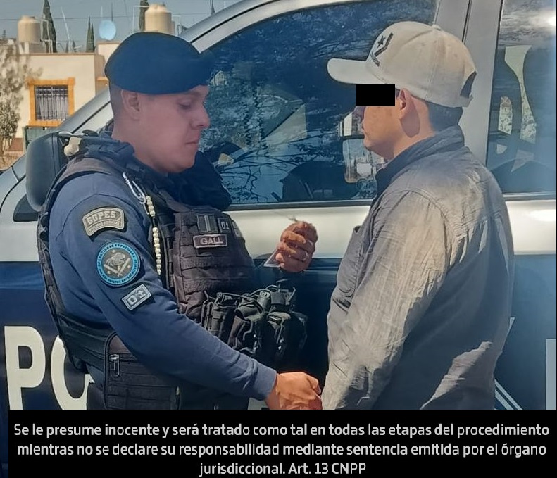 YA IBA DE GANE CON UN COCHE ROBADO, PERO FUE DETENIDO DE INMEDIATO