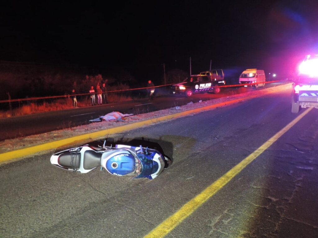 MUERE MOTOCICLISTA EN CALVILLO