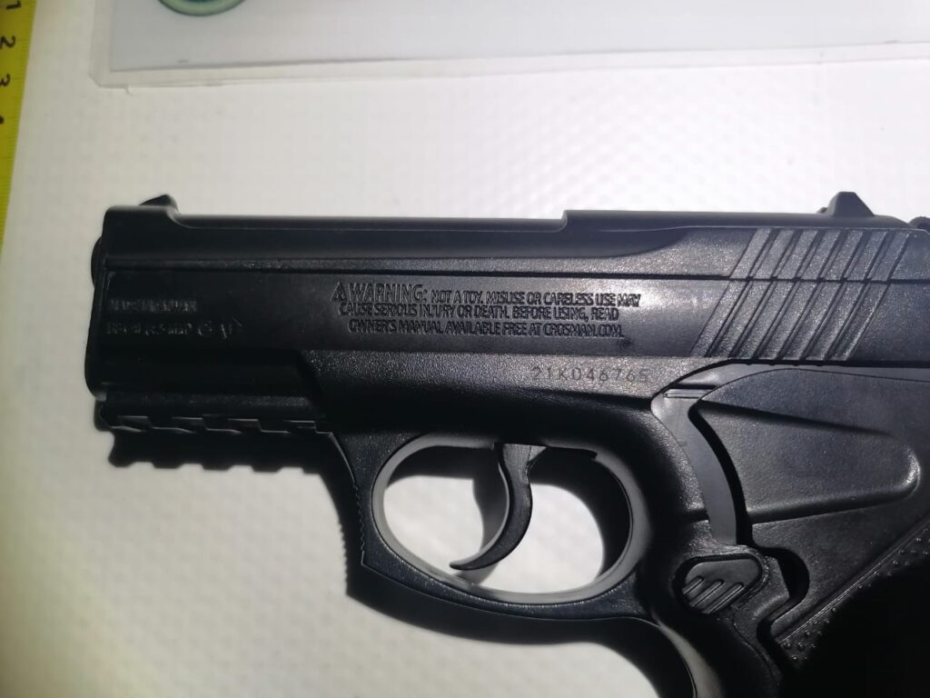 LO GOLPEARON CON UNA PISTOLA Y FUERON DETENIDOS