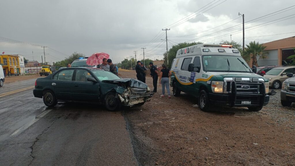 FUERTE INCIDENTE VIAL DEJA DOS MENORES LESIONADAS, UNA DE ELLAS DE GRAVEDAD