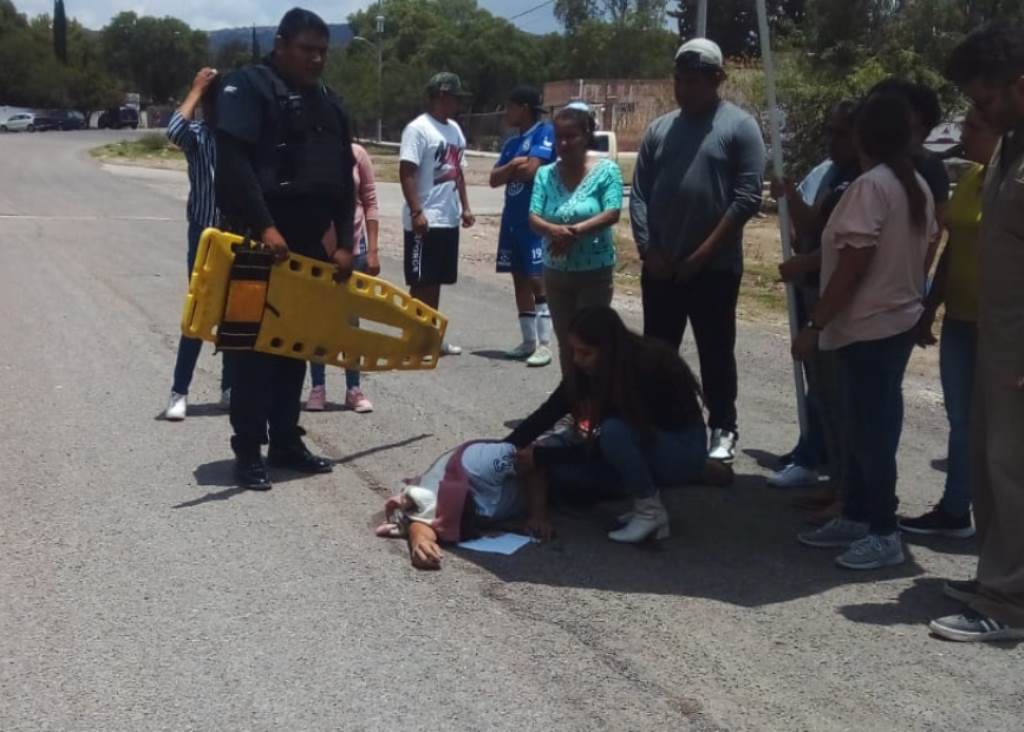 MOTOCICLISTA RESULTA GRAVE LUEGO DE FUERTE CAIDA