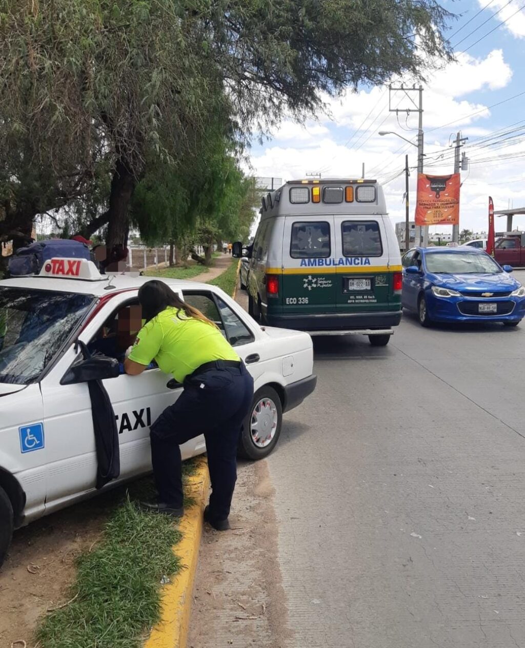 DOS PERSONAS LESIONADAS FUERON LAS QUE RESULTARON DE UN CHOQUE ENTRE DOS VEHICULOS