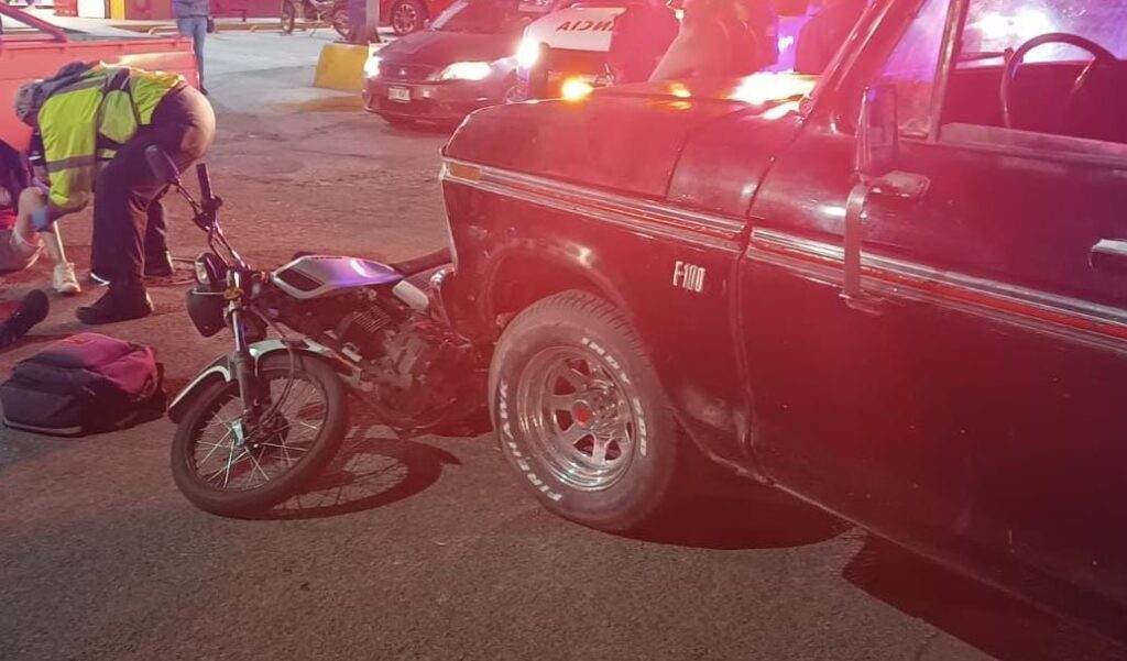 Camioneta embiste a un motociclista en Jesús María