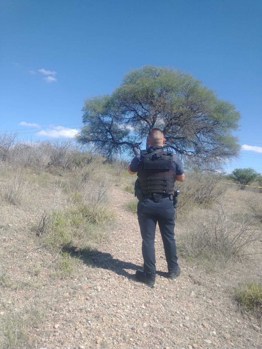 Hombre se suicidó en un predio en Valle de los Cactus