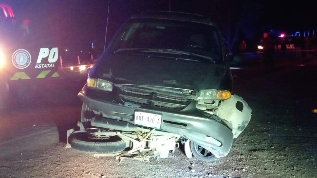 Motociclista perdió la vida tras ser aplastado por una camioneta