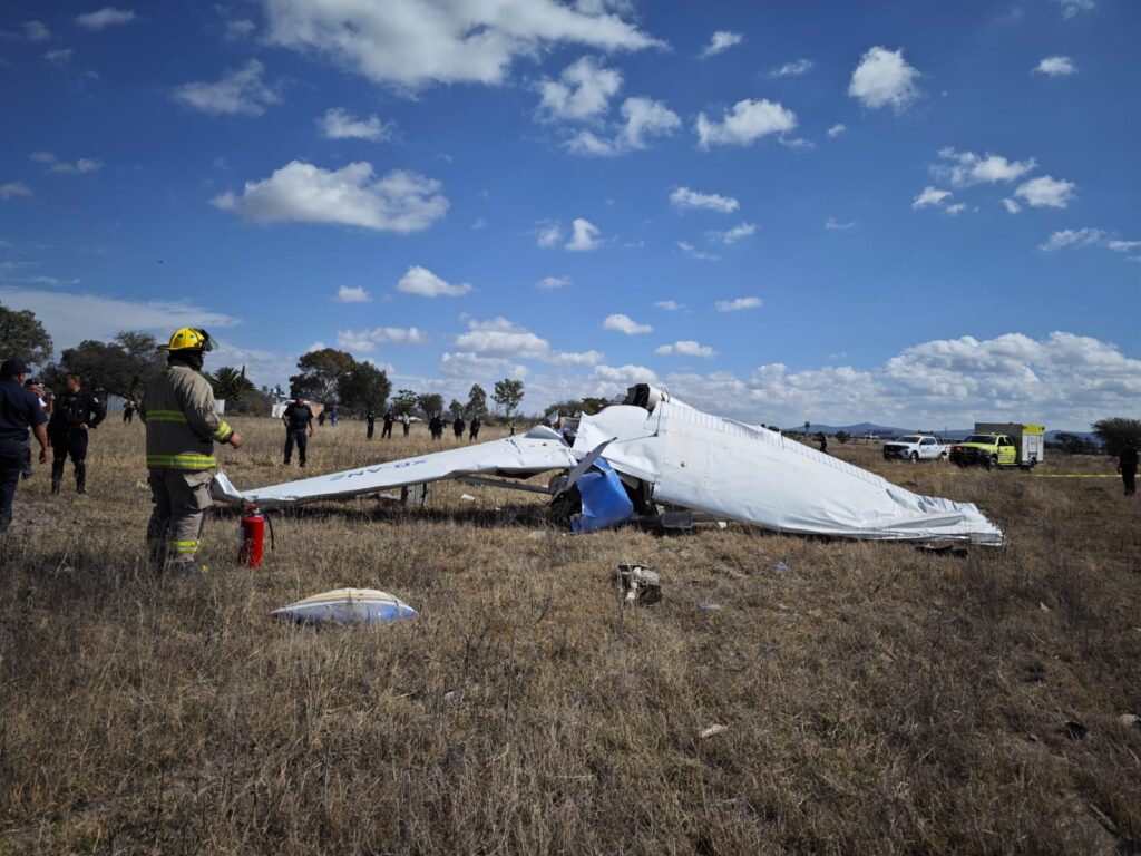 Se desplomó una avioneta en Tanque de los Jiménez: 2 lesionados