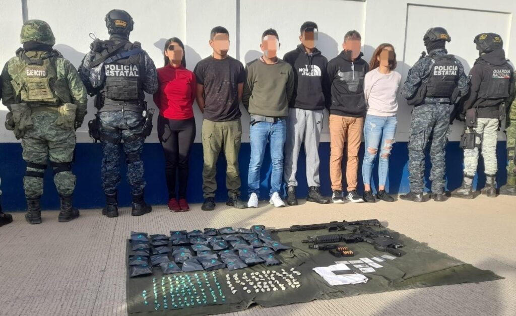 Fuerzas de seguridad desarticularon una célula delictiva en Zacatecas; hay una mujer de Aguascalientes detenida