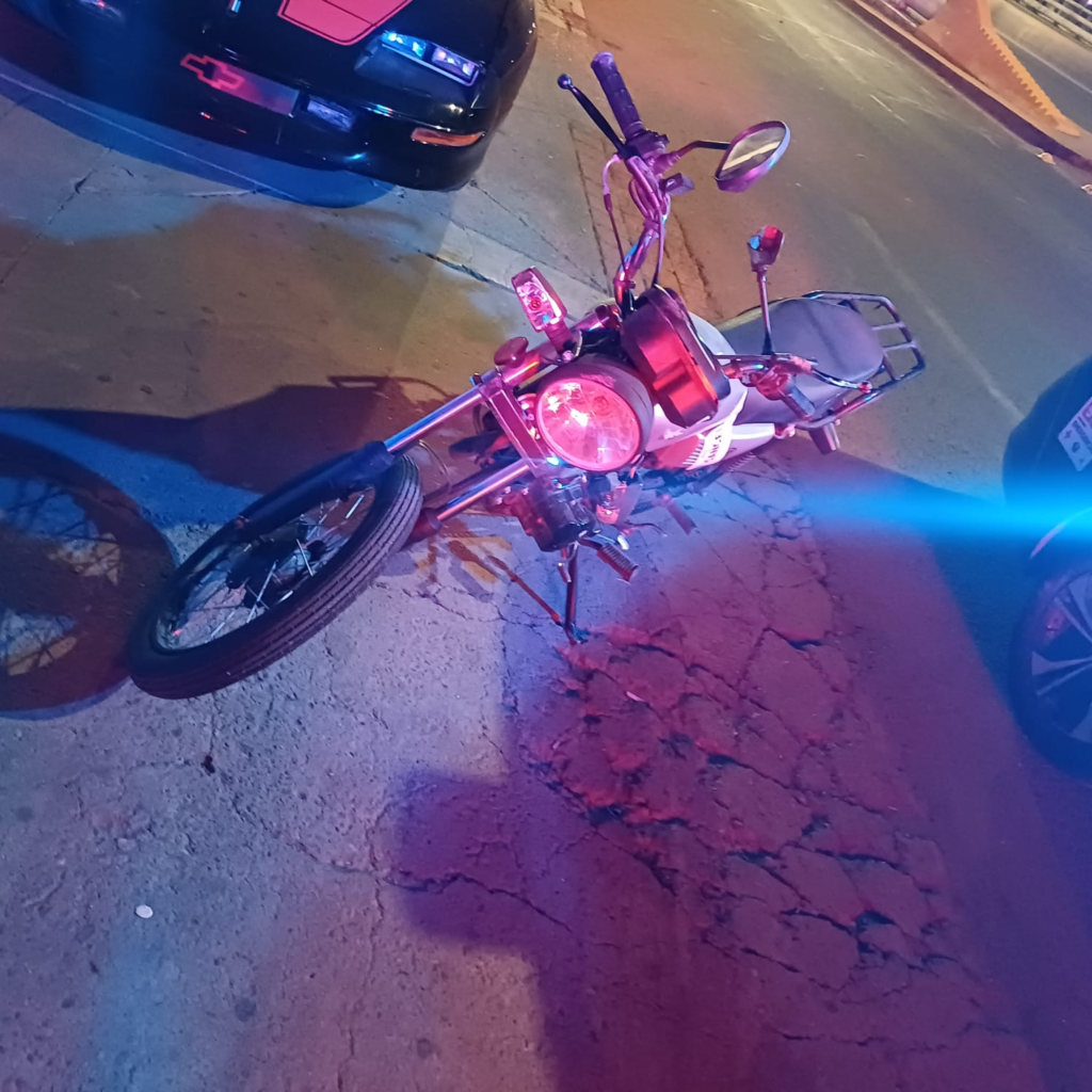 Motociclista herido tras accidentarse en Santa Anita