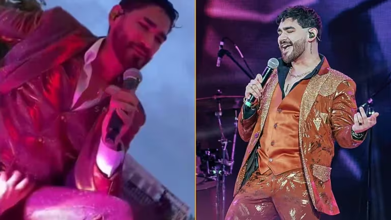 Vocalista de El Recodo es tocado indebidamente por una fan