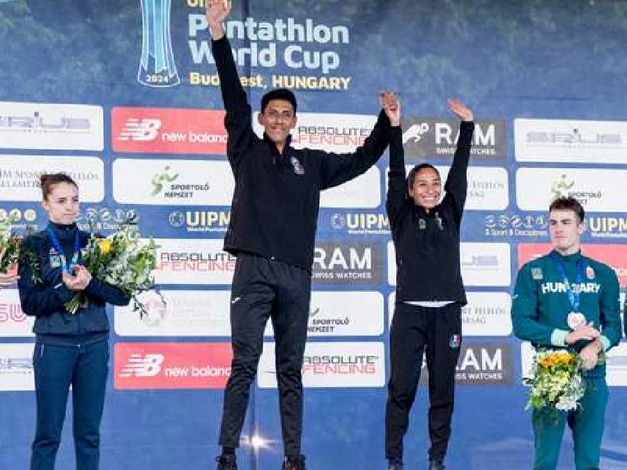 Mayan Oliver y Manuel Padilla ganan medalla de oro en Copa del Mundo