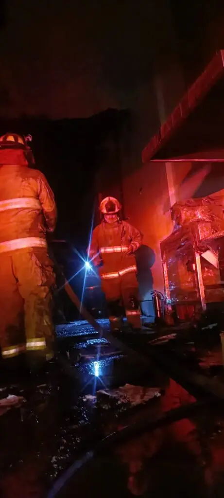 Se incendia fábrica en Parque Industrial Chichimeco