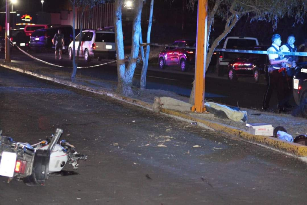 Muere joven motociclista tras impactar contra un poste