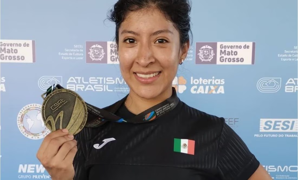 Mexicana gana la medalla de oro en los 3,000 metros en Brasil