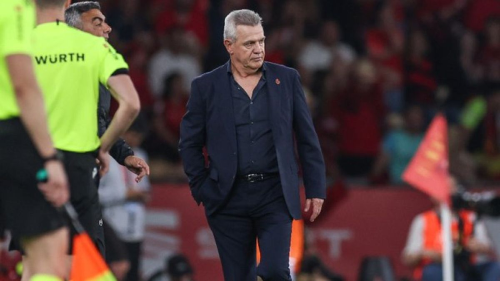 Javier Aguirre, al borde del llanto durante su despedida de Mallorca