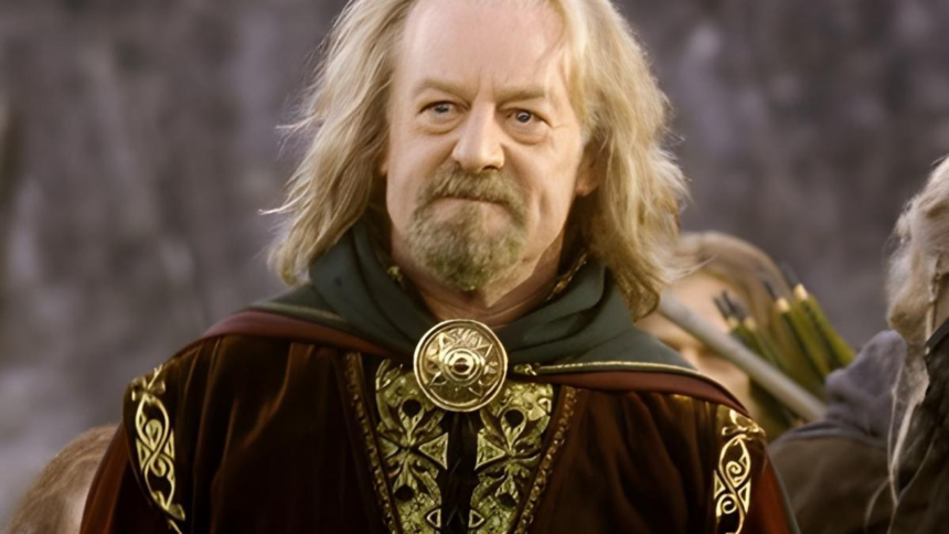 El personaje que interpretó Bernard Hill en el Señor de los Anillos