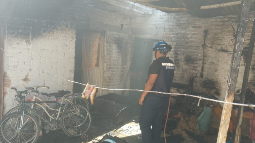 Se incendia vivienda con cinco menores en su interior en Jesús María