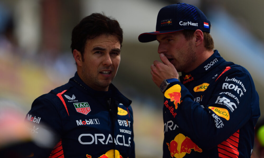 Verstappen señaló a “Checo” Pérez por daños en su monoplaza en Miami