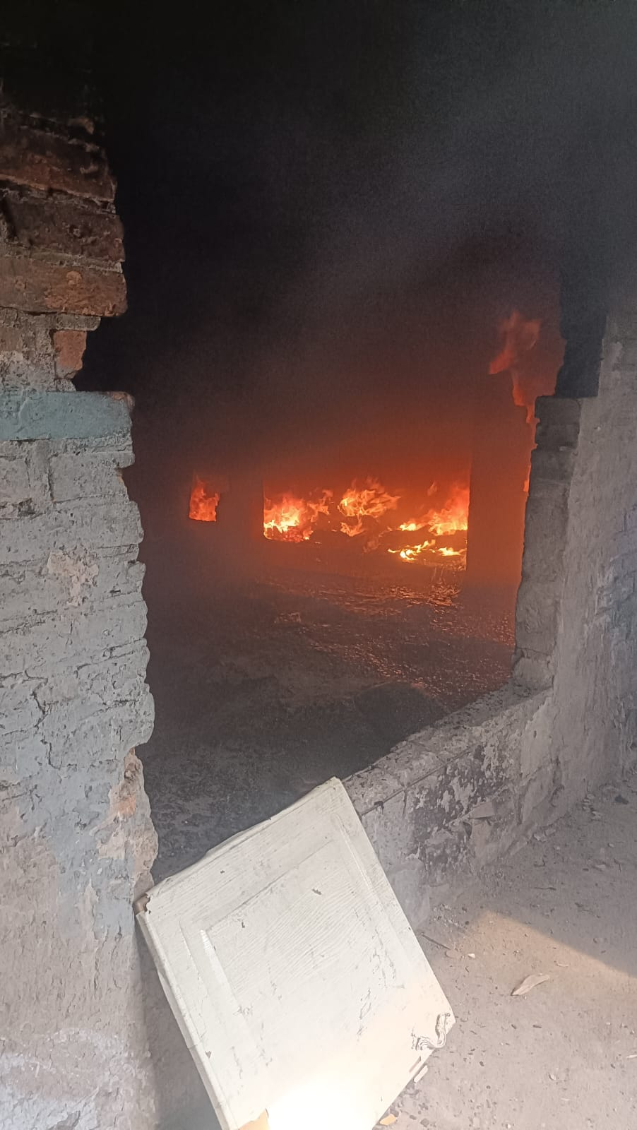 Se incendia un inmueble en la comunidad de Cañada II, Jesús María