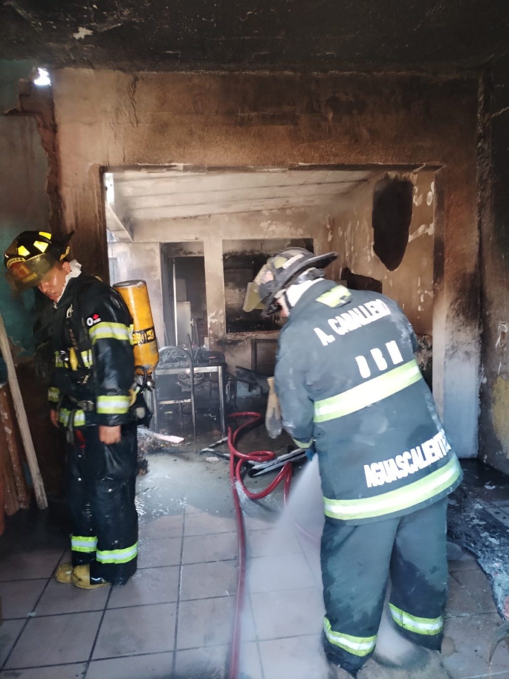 Mujeres resultan lesionadas por flamazo en el Barrio de San Marcos