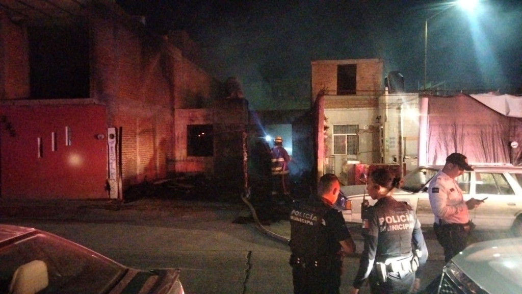Se registra incendio en casa-habitación del fraccionamiento Guadalupe Peralta