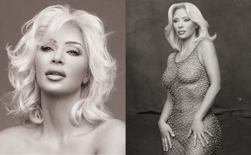 Kim Kardashian encarna a Marilyn Monroe en sensual sesión de fotos
