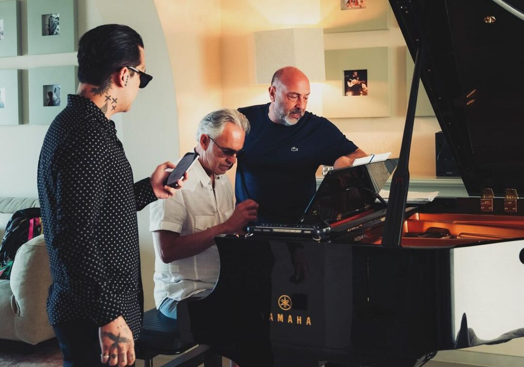 Christian Nodal asegura que Andrea Bocelli es fan de su música