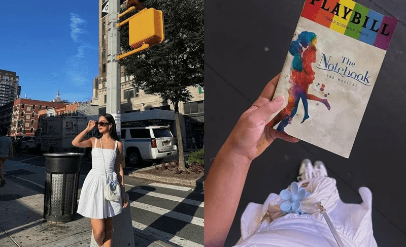 María Chacón deslumbra con vestido blanco y tenis en Nueva York