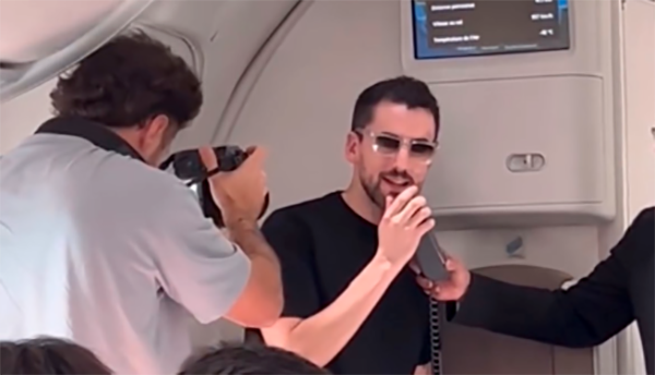 Luis Gerardo Méndez sorprende a deportistas mexicanos en pleno vuelo