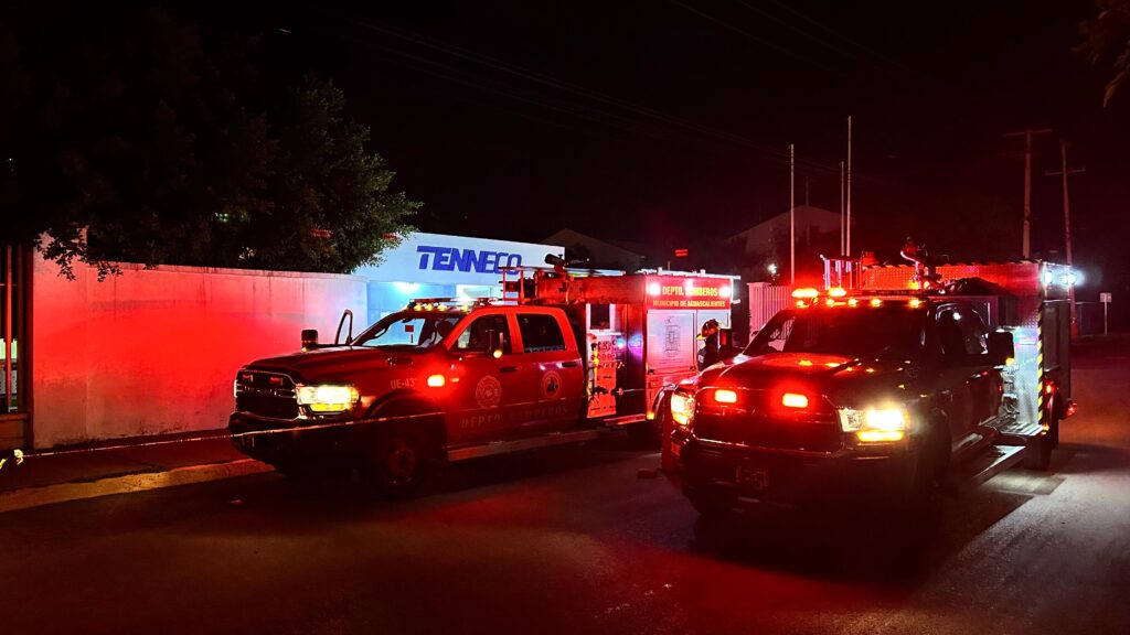 Evacuaron a más de 200 trabajadores de la empresa “TENNECO” de Ciudad Industrial por un incendio