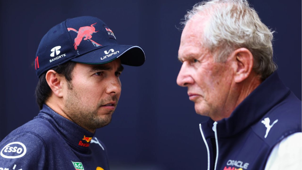 Helmut Marko da su respaldo a Checo