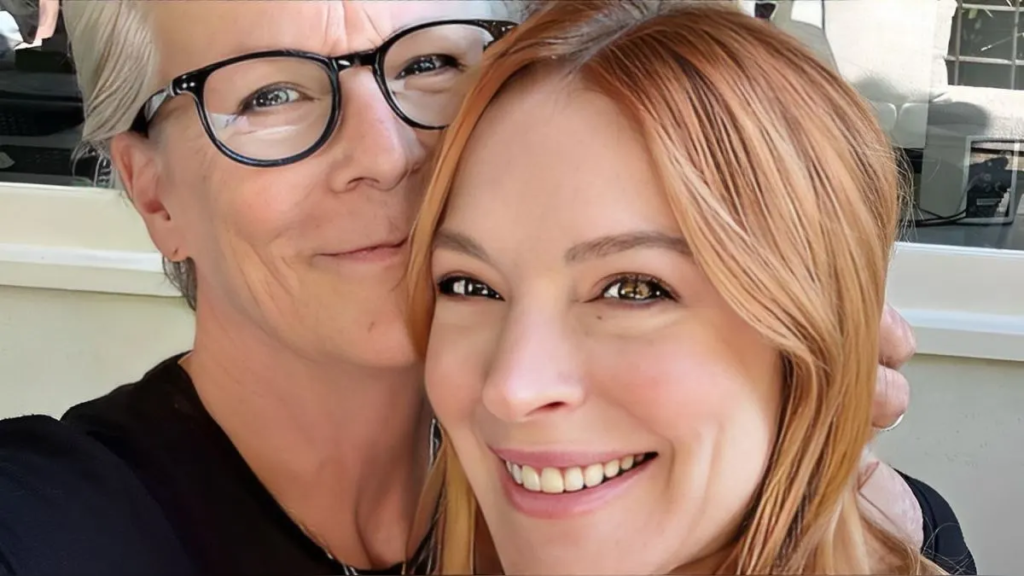 Lindsay Lohan y Jamie Lee Curtis se divierten en el rodaje de Freaky Friday 2