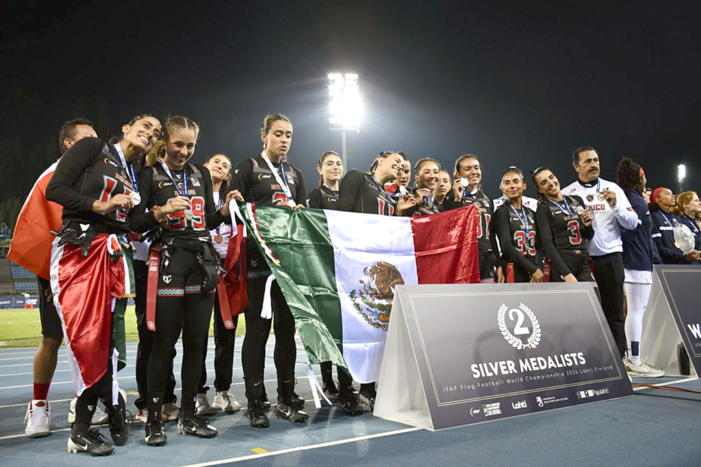 México consigue plata en el Mundial Flag Football 2024