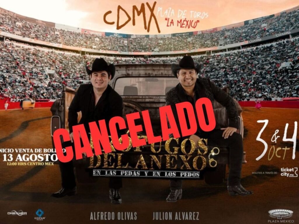 Los “Prófugos del Anexo” confirman cancelación de conciertos