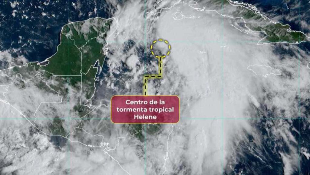 Se mantiene en alerta ante tormenta tropical Helene