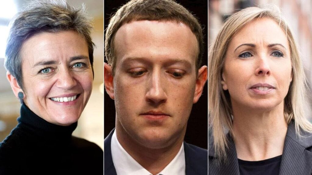 Vestager rechaza crítica de Zuckerberg a la UE.