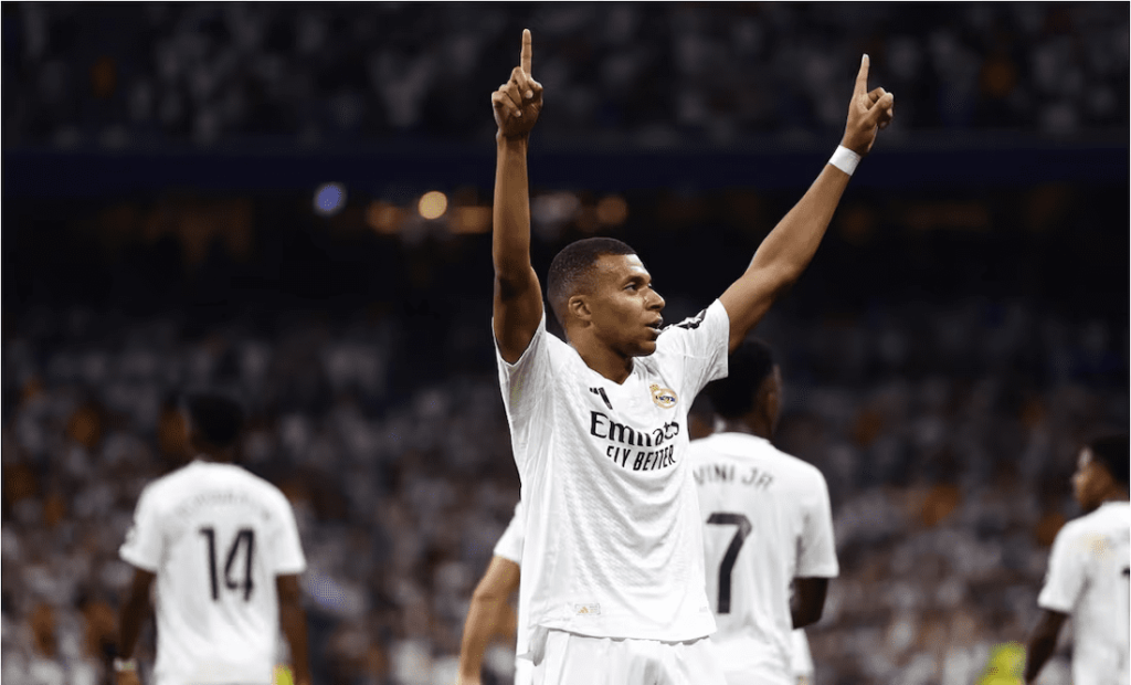 Kylian Mbappé se estrena con el Real Madrid